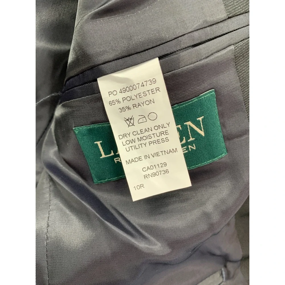 Ralph Lauren Blazer Jacket Boys 10R Green Blue Plaid Tuxedo Christmas NEW